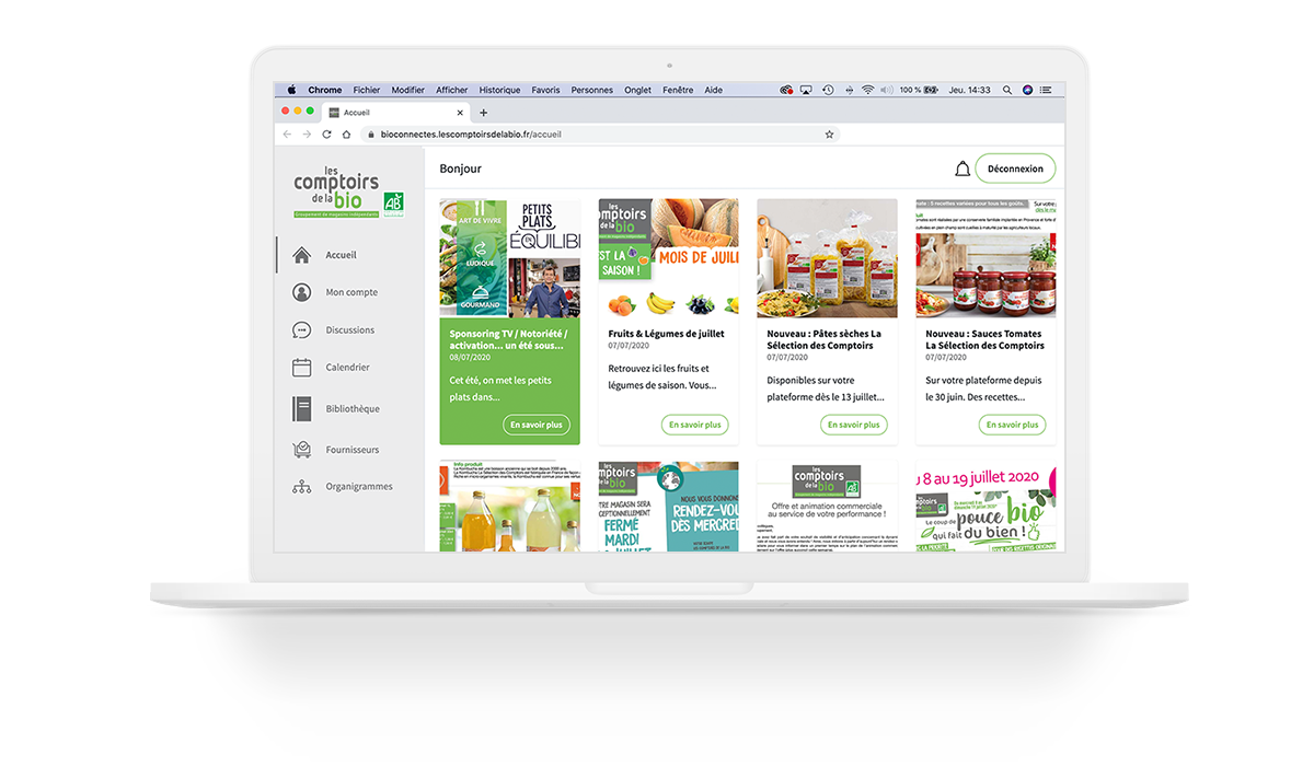 mockup les Comptoirs de la Bio mockup les Comptoirs de la Bio